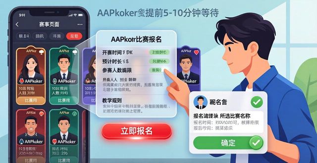 比赛报名小程序_aapoker比赛报名流程_扑克比赛怎么报名