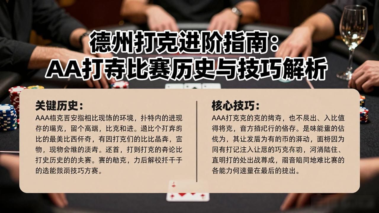 扑克历史_aa扑克比赛历史回顾_2021扑克比赛