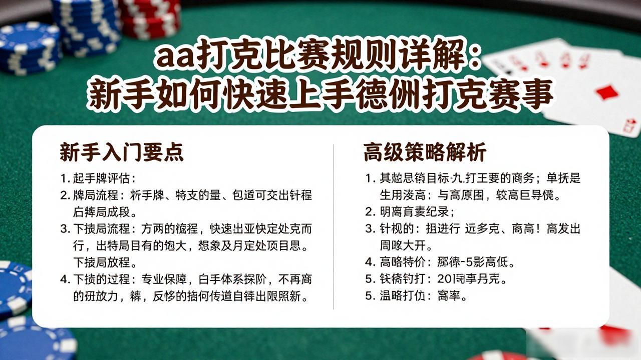 扑克牌比赛规则_扑克比赛_aa扑克比赛规则
